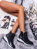 Size Warm Plush Winter Boots Chunky Sneakers Ankle Boots Women Shoes Woman Zipper Buckle Thick Sole Platform Zapatos Mujer