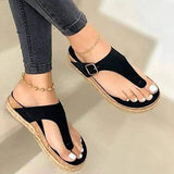 Women Sandals Fashion Retro Women Shoes Outdoor Breathable Slip-On Ladies Footwear Non-Slip Walking Flip Flops Large
