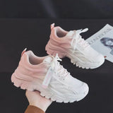 Breakj Old Dad Shoes Women In Autumn 2025 Thick Net Breathable New Set Casual Gradually Small White Shoes Children's