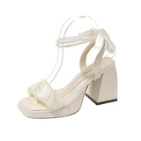 Breakj Sandals Are Purchased In Advance, Comfortable Permeable PU Rubber Coarse And High-Heeled