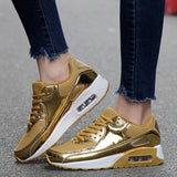2021 New Ladies Casual Shoes Couple Air Cushion Sneakers Fashionable Women Breathable Ladies Sports insole Zapatillas