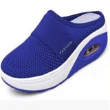 Breakj Summer Large-Size Lazy One Foot Pedaled Net Thick Bottom Slippers Women Slope And Slippers