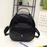 Women Pu Backpack Spring And Summer New Retro Mini Backpack Japan Korea Pu Fashion College Wind Ladies Cute Small