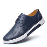 Breakj Plus-Size Hollow Out Men's Shoes Fashion Trend Youth Sandals Breathable Casual Leather