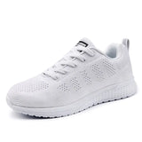 Sneakers Breathable Mesh Casual Sneakers Women Lace Up Walking Shoes Women'S Vulcanized Rubber Sole Shoes Female Size