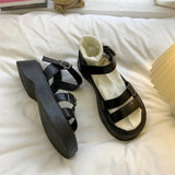 Summer Causal Ladies Flat shoes woman Flat Platform Sandals Women Open Toe Gladiator wedges Women Shoes