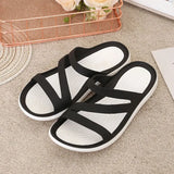 Shoes Women 2021 Summer Slippers Casual Outside Beach Shoes Comfortable Ladies Slides Non-slip Home Bathroom Slippers