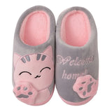 Children's Shoes Cute Family Slippers Mon And Child Shoes For Autumn Winter Home Cotton Shoes Women's Slippers