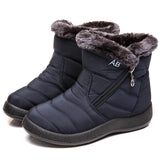 Warm Women Boots 2022 Fashion Waterproof Boots For Winter Shoes Women Casual Lightweight Ankle Botas Mujer Winter