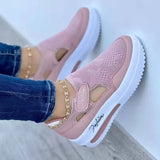 Mesh Breathable Platform Sneakers Women Casual Shoes Hollow Outdoor Platform Walking Shoes Woman Tennis Shoes Zapatos