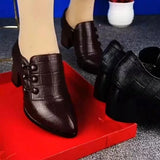 Breakj Spring And Autumn Casual Single Shoes New Women's Shoes Light Tip Thick And Comfortable Ladies Fashion Small Leather