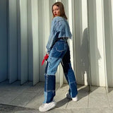 Jeans Women Straight Pants High Waist Denim Baggy Jeans Streetwear Distressed Woman Jeans Vaqueros Mujer