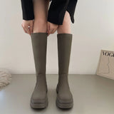 Long Boots Autumn New Style Increase All-match Thin Knight Boots Women Ins Super Hot Women