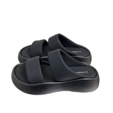White Slippers Women Wear Summer 2024 New Korean Version Fashion One-Word Slippers Women's Leisure