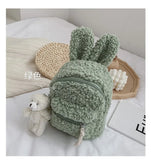 Lamb Plush Children's Backpack Kindergarten Boys And Girls Student School Bag Baby Cartoon Small