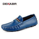 Fashion Men Shoes Genuine Leather Casual Soft Comfortable Loafers Male Moccasins Breathable Non Slip Driving