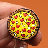 Foods Shoe Charms Cute Sushi Cookies Ice Cream Cake PVC Shoes Accessories Decoraciones for Croc Buckle jibz Kids