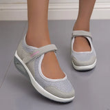 Cushion Platform Sneakers Women Breathable Mesh Spring Summer Casual Shoes Woman Plus Size 44 Ankle Strap Flats Zapato