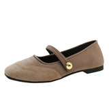 Breakj And Autumn 2025 New Fashion Cloth Splicing Side Light Mouth Comfortable Flat Single Shoes Casual Fashion Women's