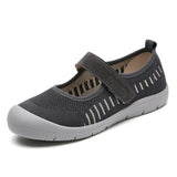 Breakj And Summer Flying Weaving Fabric Sneakers Women Soft-Soled Running Shoes Casual Shoes Lazy Shoes Shallow Walking
