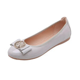 Flats Shoes Woman 2022 Women Soft PU Leather Slip On Foldable Shoes Round Toe Flats Loafers Woman Ballerina Shoes