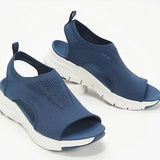 Women Sandals Plus Size 45 Ladies Wedge Shoes Mesh