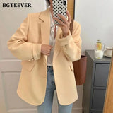 New Spring Autumn Loose Women Jacket Blazer Casual Notched Collar Long Sleeve Female Jackets 2021 Ladies Suit