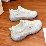Shoes 2024 Spring New Korean Women's Shoes Ins Student Street Net Surface Thick-Soled Leisure Sports