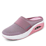Women Mesh Lightweight Shoes Woman Slippers Wedge Shoes Female Air Cushion Sandals Thick Bottem Casual Sneakers Plus Size