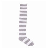 High Striped Cotton Socks Cute Stripe Printed Sock Women Over Knee Long ThighPlus Size Overknee Socks