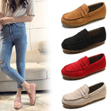 Loafers Moccasins Woman Soft Bottom Non Slip Female Flats Shoes 2021 Autumn Spring Slip On Sewing Ladies Lazy Shoes