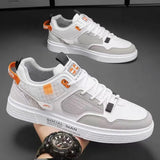 Breakj Spring And Summer New Leather Low-Top Shoes Hongfeng Trend Student Board Men's Shoes Korean Version Of Sports Casual