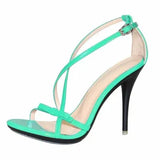 Women Slippers Popular Fashion Summer Women Mules Casual Female Shoes Pumps High Heels 11CM Peep Toe Slipper Stilettos