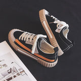 Canvas Shoes Female Korean Version Sneakers Student Street Fashion Trendy White Casual Cloth Shoe Women Autumn Comfort