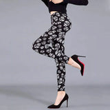 Printed Leggings Women Workout Polyester High Waist Leggins Fitness Gym Activewear Pencil