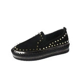 Womens Loafers Shoes Female Footwear Clogs Platform Casual Sneaker Crystal Round Toe Modis Slip-on Big Size Dress New Creepers