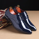 Quality Men Formal Shoes Men Oxford Leather Dress Shoes Fashion Business Men Shoes Pointed Wedding