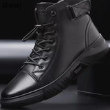 New Trend Men's Boots Fashionable and Comfortable Warm Men's Shoes Fashionable All-match Casual