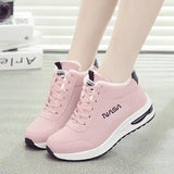 Winter Ankle Sneakers Shoes Warm Thick Plush Suede Snow Boots Female PU Leather Outdoor Sneaker Fur Shoes For Women 1021