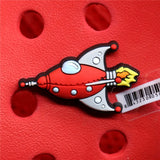 PVC Car Shoe Buckle Accessories Cute Excavator Aircraft Shoes Decoration Jibz for Croc Charms Bracelets Kids Gifts