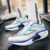 Breakj New Hollow Popcorn Soft-Soled Running Shoes Men's Training High-Ball Shock-Absorbing Breathable