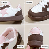 Breakj Gump Shoes Spring 2025 New Korean Version Ins Breathable Small White Shoes Women's Low Top Casual Board Shoes Platform Shoes HB