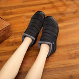 Women Winter Boots Black Snow Boots Waterproof Non-Slip Winter Lady Shoes Men Keep Warm Shoes Hiking