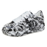 Breakj Old Dad Shoes Female Tide Summer And Autumn New Print Graffiti Large Size Casual Single Shoes