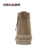 Men Snow Boots Winter Warm Outdoor Walking Ankle Boots New Fashion Design High Top Casual Shoes Rubber Sole Platform