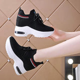 Breakj Womens Sneakers Women's Designer Shoes Tennis Female Woman Fashion Trainers Heels Summer Autumn PU Fabric Retro