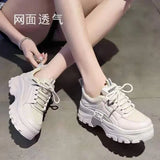 Women's Shoes Spring 2023 New Platform Platform Increased Women's Shoes Solid Color Leisure