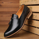 Breakj Men's Casual Plus Size Foot Shoes Fashion Loafers Barber One Foot Tide
