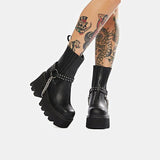 women's autumn and winter new fashion stitching thick boots warm short fluffy comfortable durable rubber