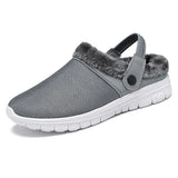 Slippers New Warm Men's Slippers Short Plush Flock Home Slippers for Men Hard-wearing Non-slip Sewing Soft Lovers